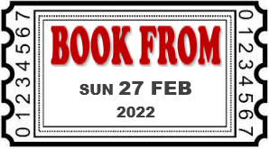 book online from Sunday twenty seventh February ten a m